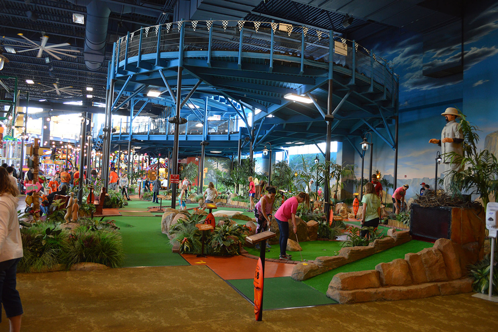 Best indoor amusement parks in America with roller coaster rides