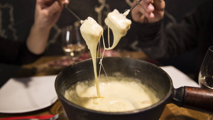 100 best dishes in London, androuet, special fondue