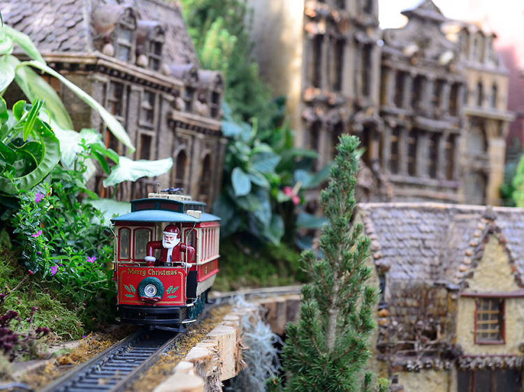 Holiday train show at New York Botanical Garden for $20