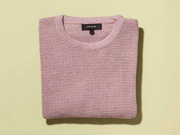 Pink textured jumper by River island Pink textured jumper by River island