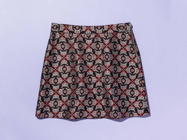 Jacquard skirt by Maison Kitsune Jacquard skirt by Maison Kitsune