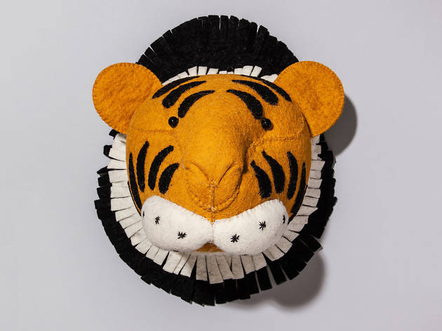 Wool tiger head by British Library Wool tiger head by British Library