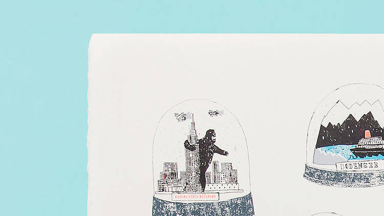 Snowglobes of the World print