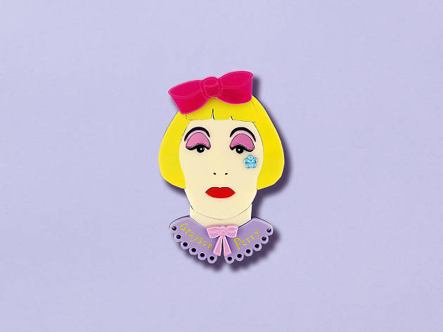 Grayson Perry brooch by Lou Taylor Grayson Perry brooch by Lou Taylor