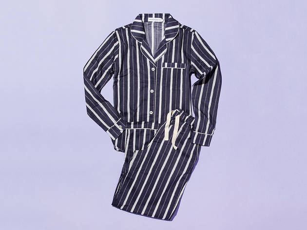 Striped pyjama set by Desmond & Dempsey Striped pyjama set by Desmond & Dempsey