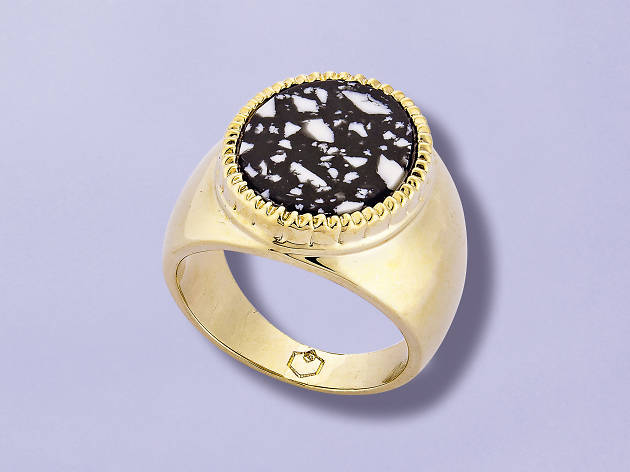 Gold signet ring by O Thongthai Gold signet ring by O Thongthai