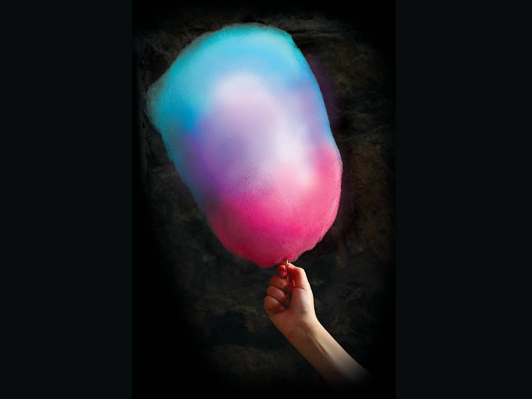 Light-up cotton candy redemption