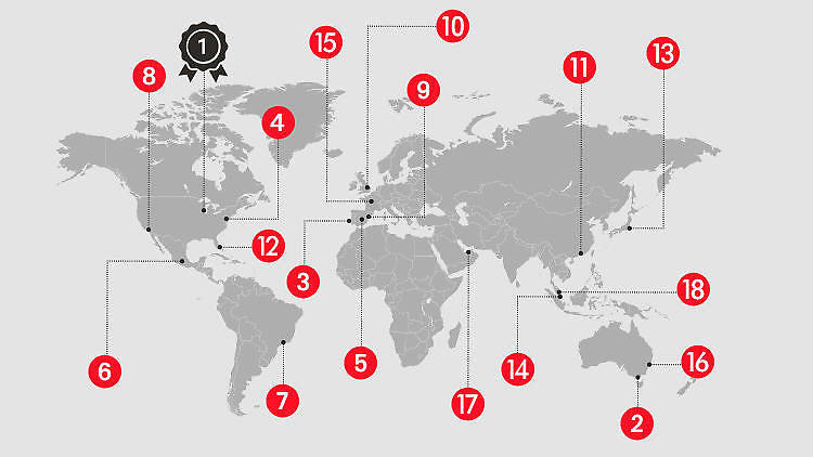 City Index : le classement des villes les plus fun