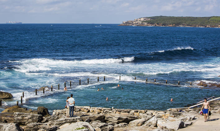 Mahon Pool at the northern end of Maroubra Beach