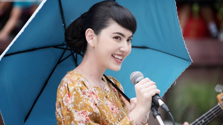 Davika Hoorne from a scene in Suddenly Twenty