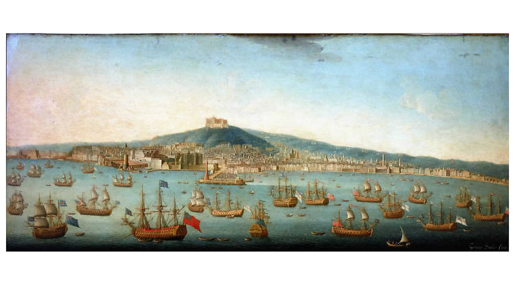 Admiral_Byng Fleet_at_Naples.