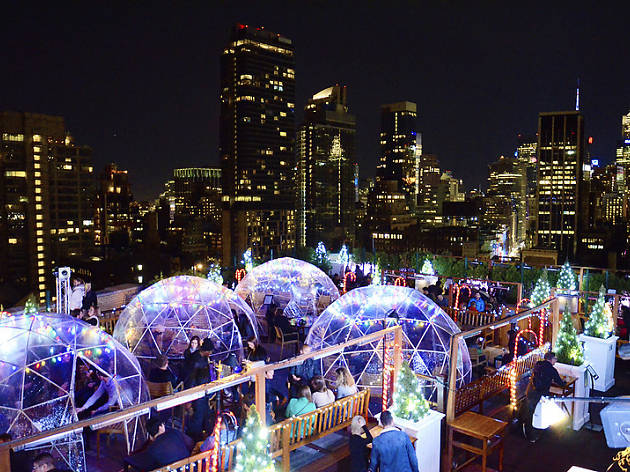 Go have a drink in this awesome rooftop igloo this winter Go have a drink in this awesome rooftop igloo this winter