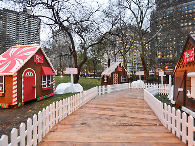 Walk inside a life-size gingerbread house in Mad. Sq. Park ...