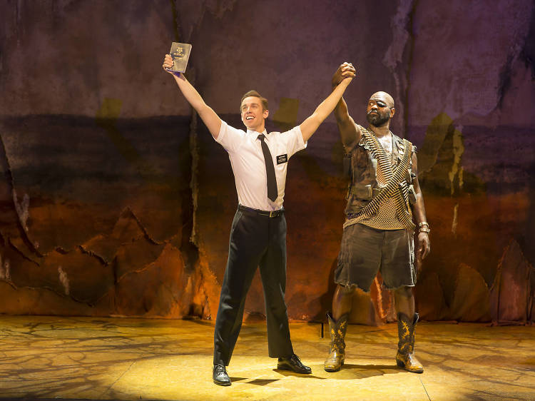 Nic Rouleau and Chris Jarman in The Book of Mormon