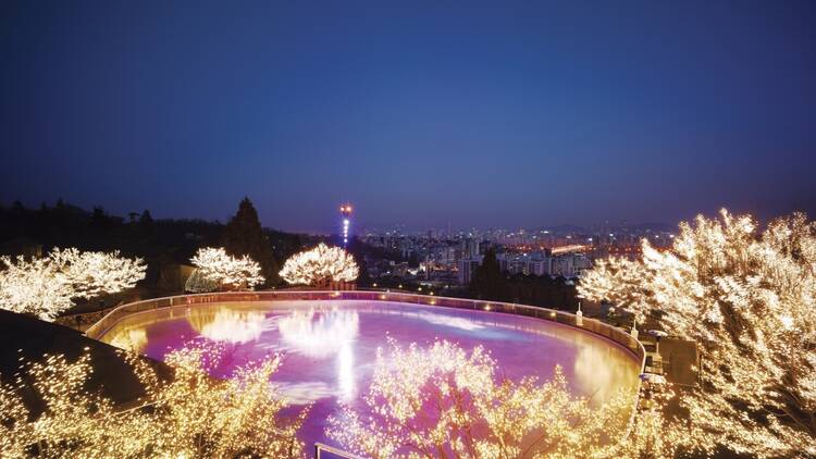 Enjoy Ice Skating at Grand Hyatt Seoul Ice Rink