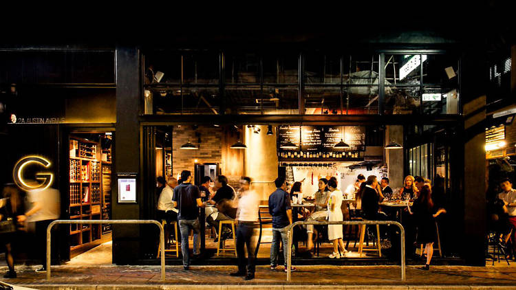 Exterior of Scarlett Wine Bar and Café Hong Kong