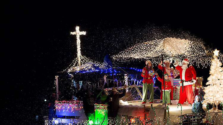 The Wharf's Holiday Boat Parade