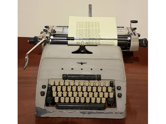 La máquina de escribir que usó Jack Nicholson en El Resplandor La máquina de escribir que usó Jack Nicholson en El Resplandor