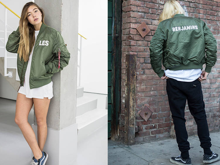 Les Benjamins x Alpha Industries bomber ceketi