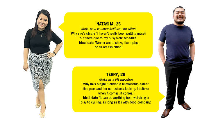 Find me a date - Terry and Natasha