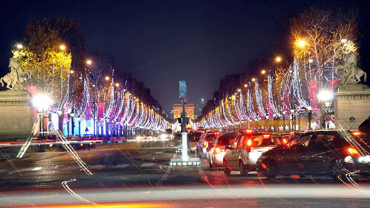 Avenue des Champs-Elysees Night Light