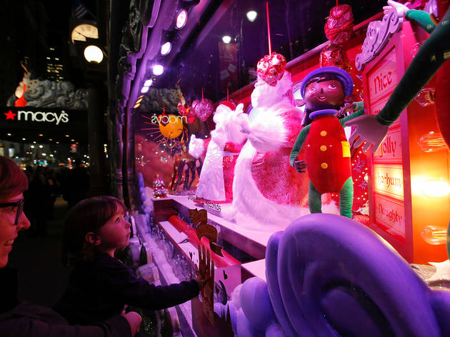 Macy's Herald Square Christmas Window Unveiling Macy's Herald Square Christmas Window Unveiling