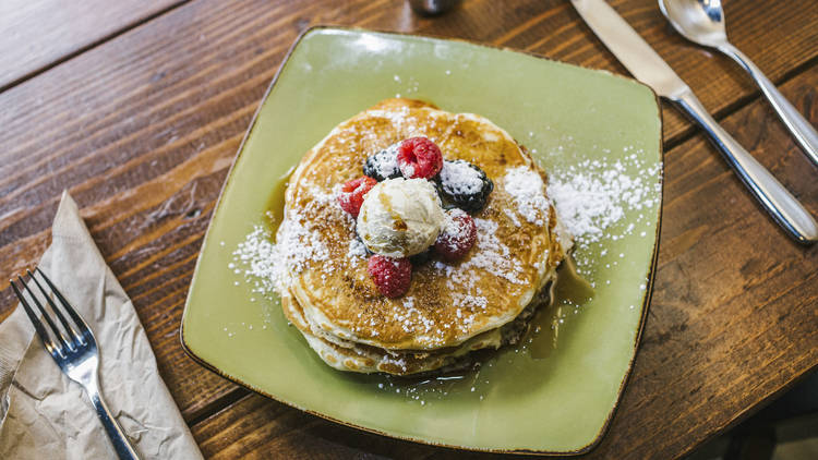 Buttermilk pancakes at Luella's Southern Kitchen