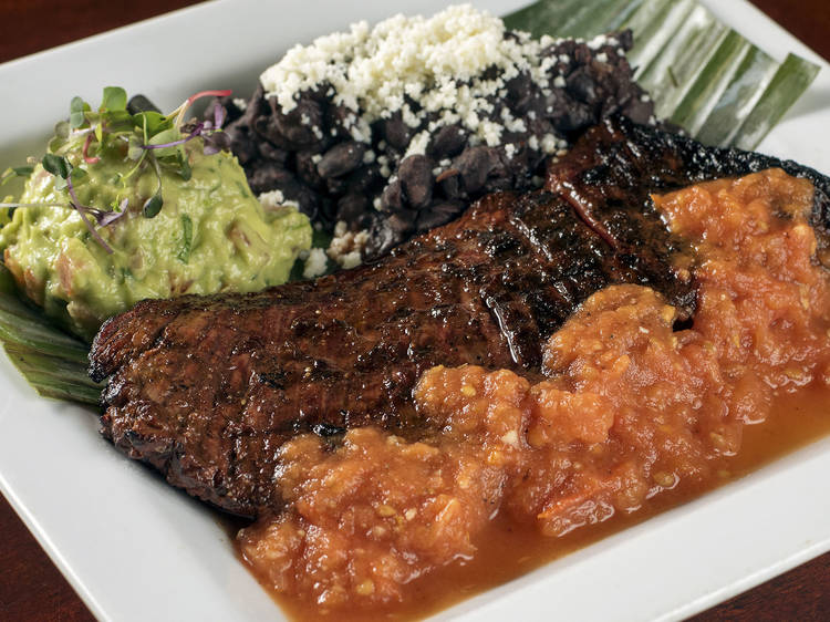 Carne asada at Ixcateco Grill