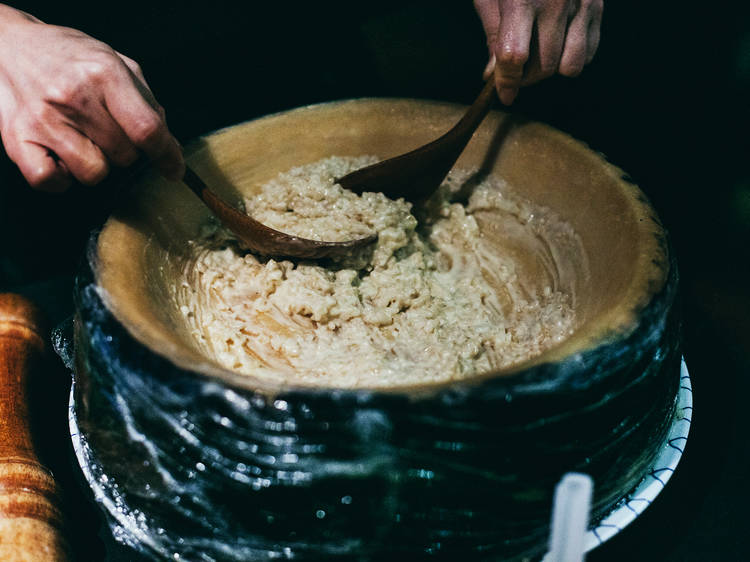 Parmesan risotto at Izakaya & Bar Fu-Ga