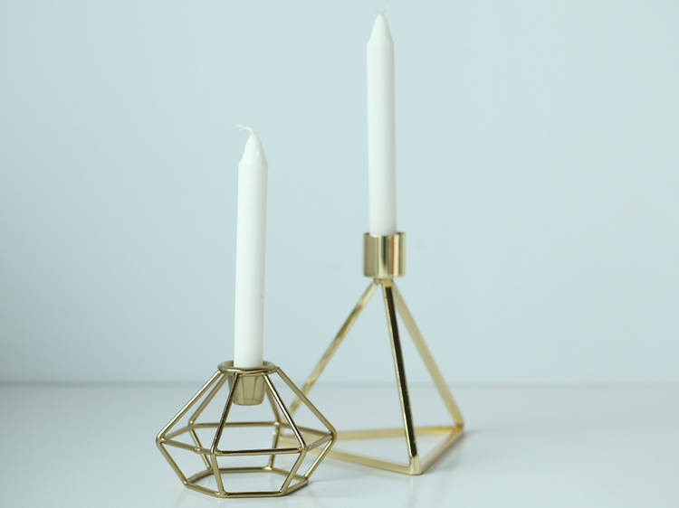 Candlestick and holder