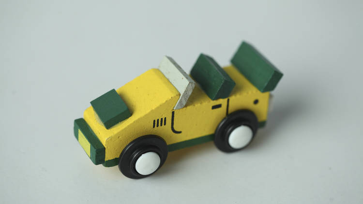 Wooden toy car