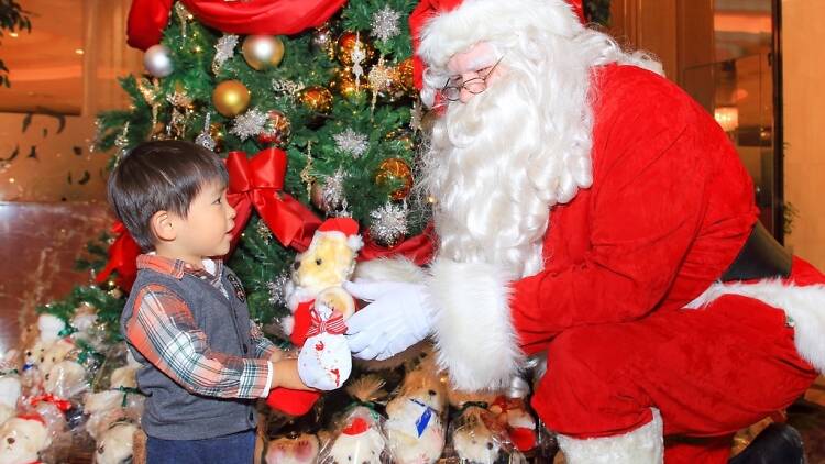 東京のクリスマスを満喫する。