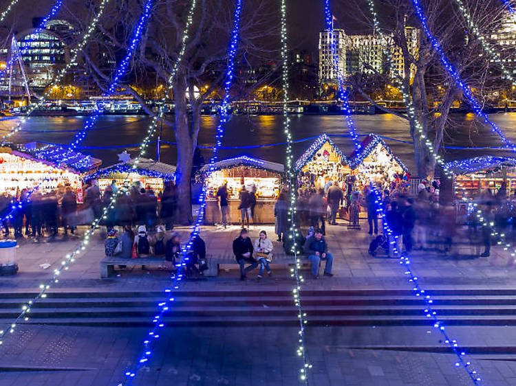 Walking along the South Bank