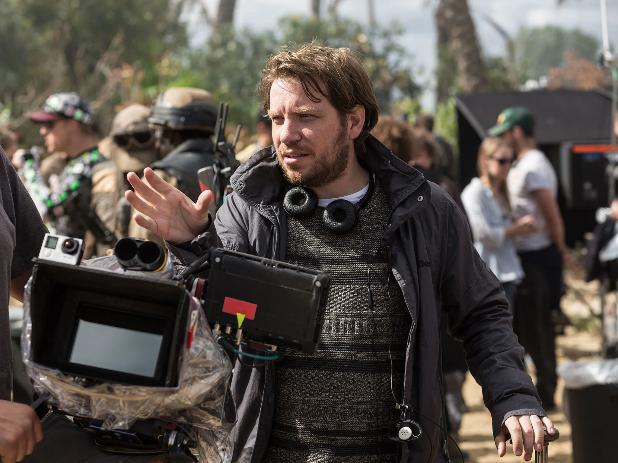 Gareth Edwards filming Rogue One