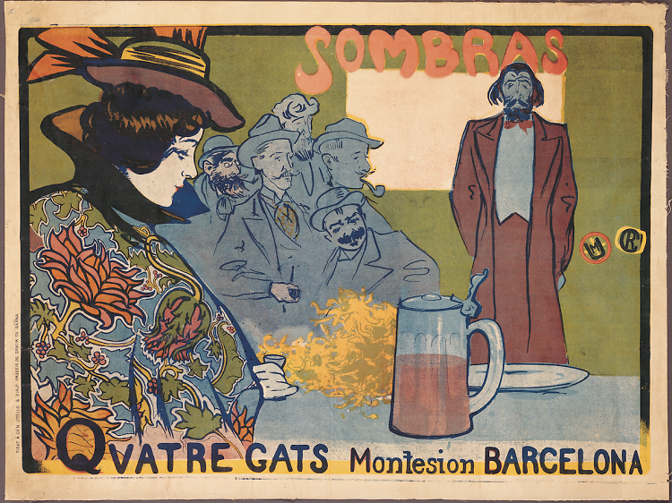 'Sombras. Quatre Gats'  (1897)