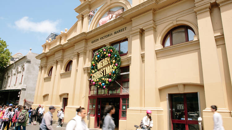 Queen Victoria Market Christmas decorations