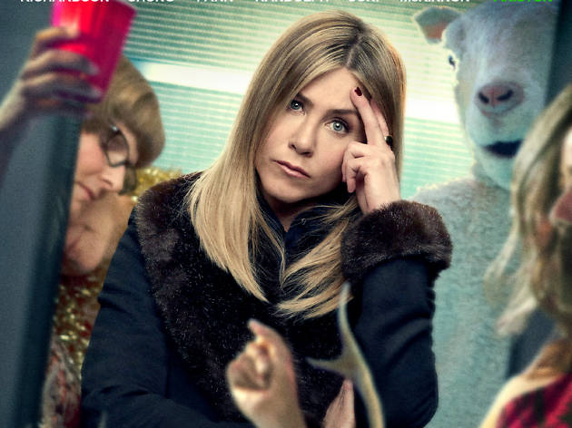 Jennifer Aniston en Fiesta de Navidad en la oficina Jennifer Aniston en Fiesta de Navidad en la oficina