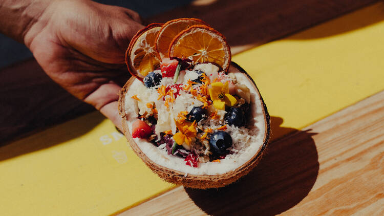 Coconut acai bowl at Amazebowls