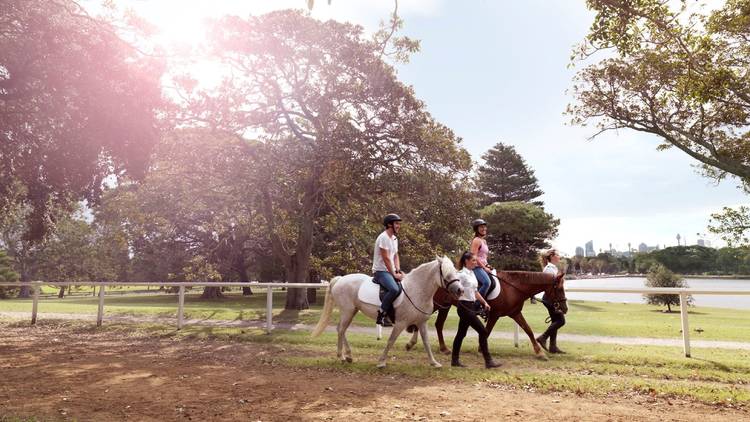 Go horse riding at Centennial Park