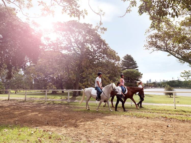 Go horse riding at Centennial Park