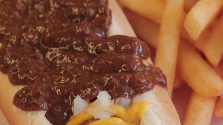 Ben’s Famous All Meat Chili Dog at Ben’s Chili Bowl