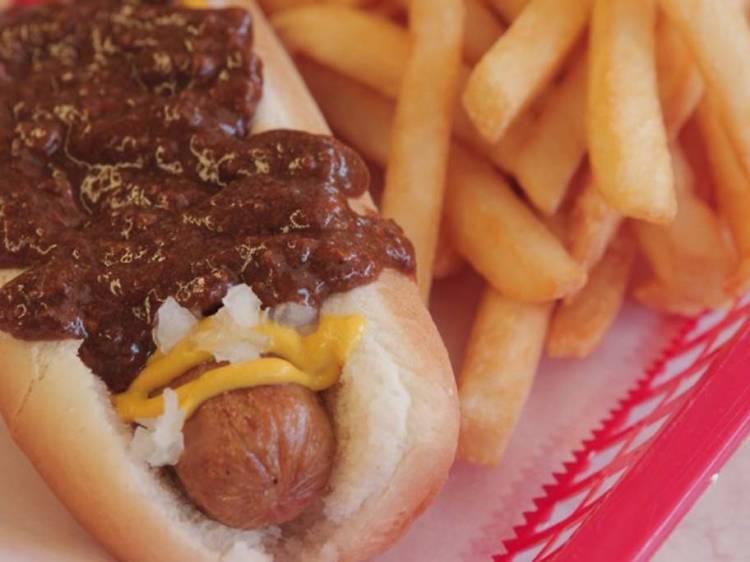 Ben’s Famous All Meat Chili Dog at Ben’s Chili Bowl