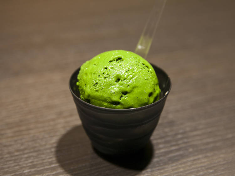 Best extra-green ice cream dealer: Nanaya