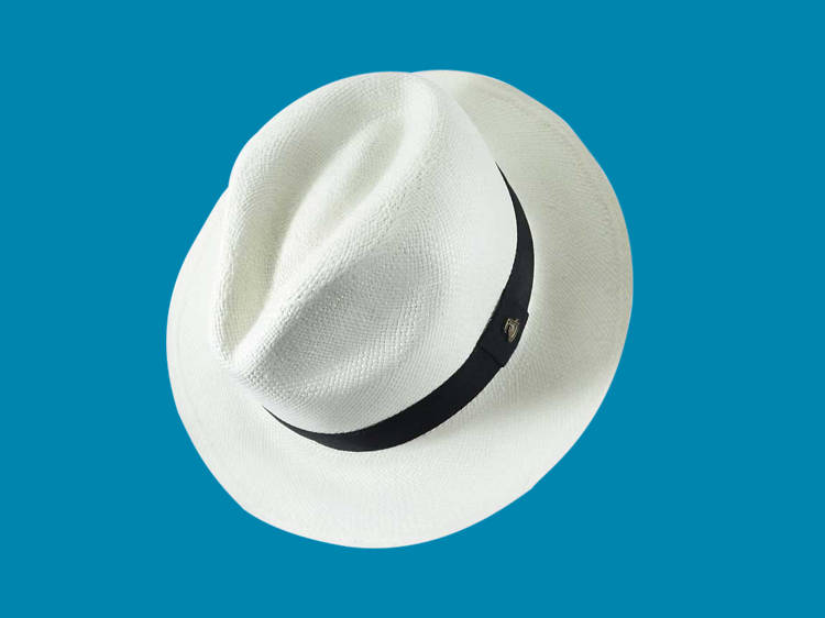 White Panama hat from Aqua Andino