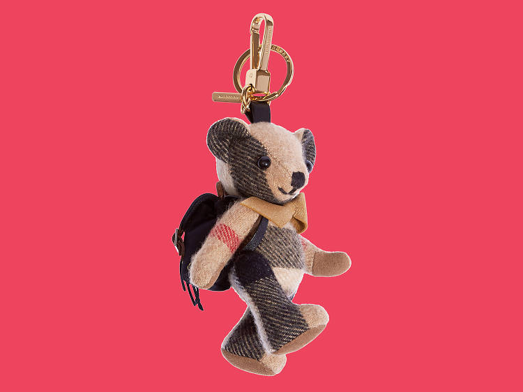 Bear keyring from Burberry