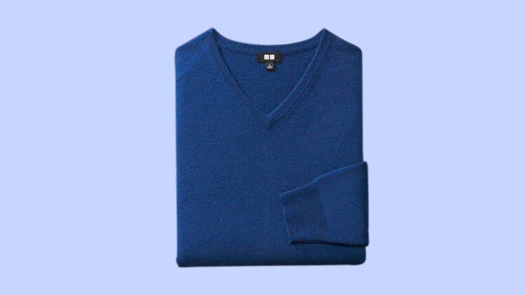 Cashmere sweater from Uniqlo