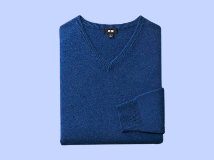 Cashmere sweater from Uniqlo