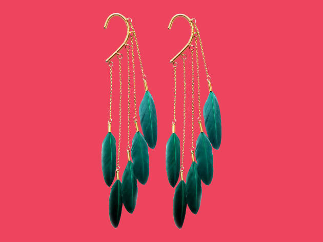 Feather earrings from Anni Jergenson Feather earrings from Anni Jergenson