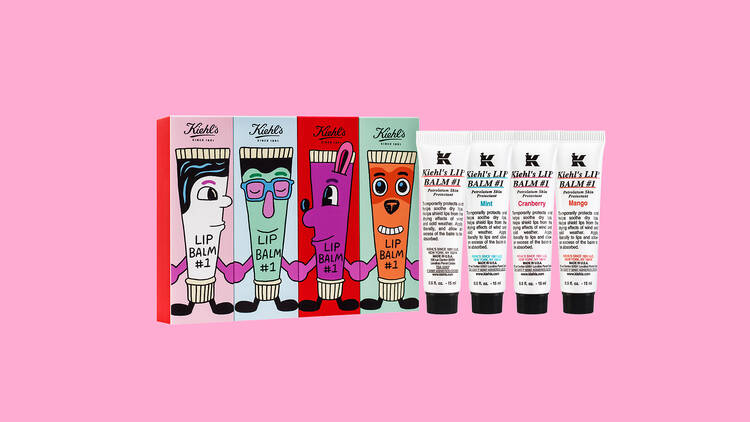 Jeremyville Holiday Collection lip balm set from Kielh's