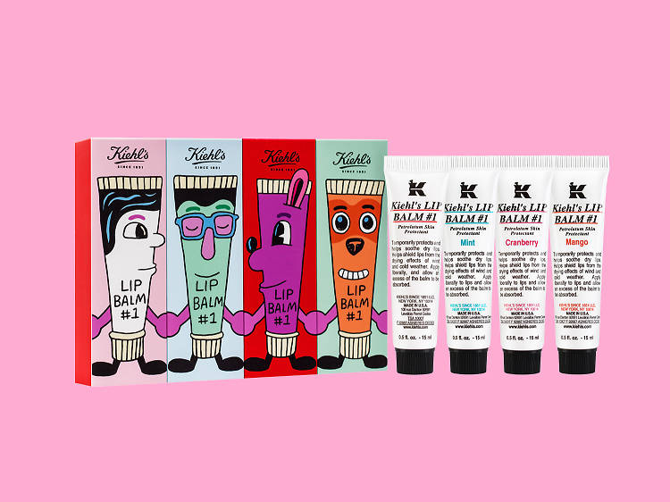 Jeremyville Holiday Collection lip balm set from Kielh's